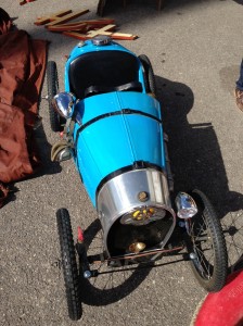  Found at Sunbury Antiques a Type 35 Bugatti pedal car.